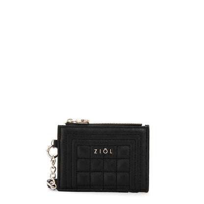 Tarjetero monedero pequeña nay negro