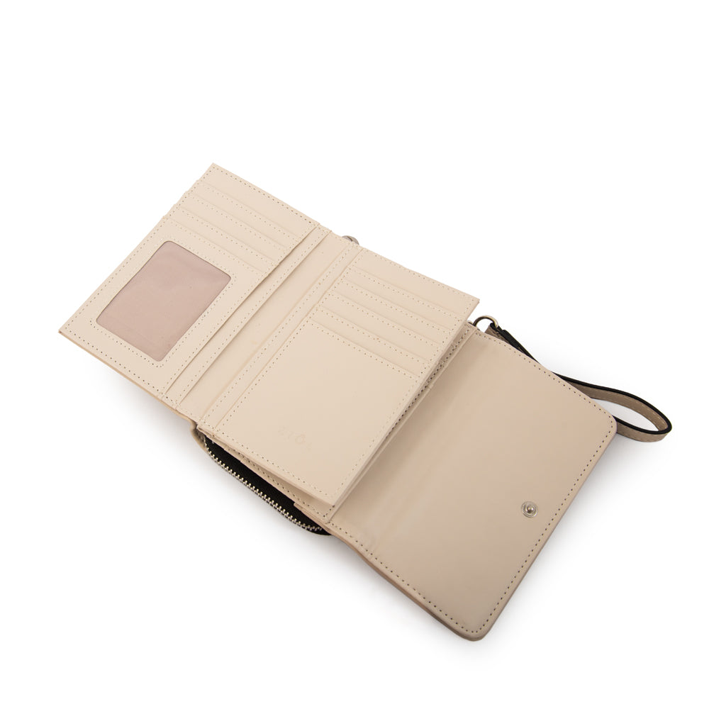 Billetera nay mediana beige