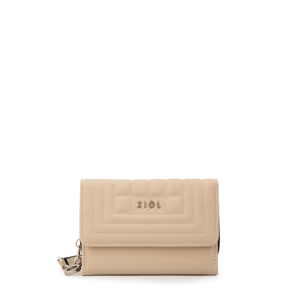 Billetera nay mediana beige