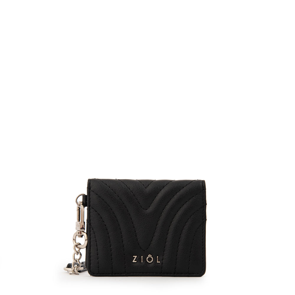 Tarjetero rectangular pequeña shanon negro