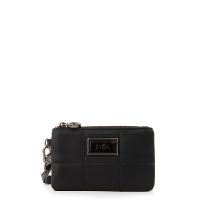 Monedero rectangular pequeña tanya negro