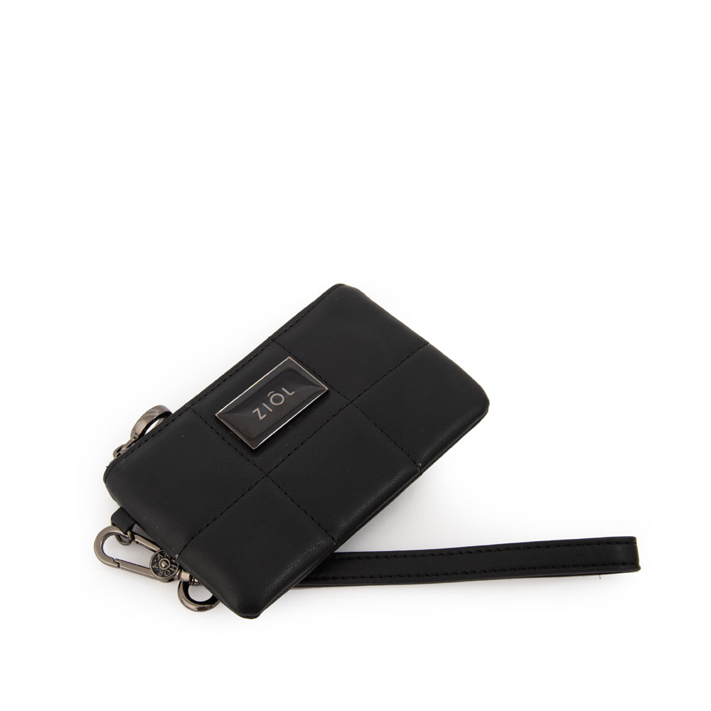 Monedero rectangular tanya pequeña negro