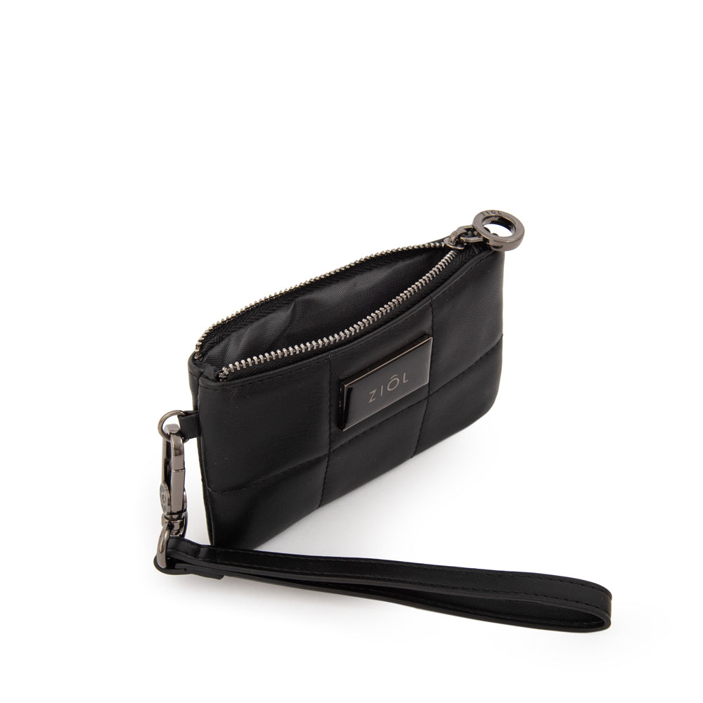 Monedero rectangular pequeña tanya negro