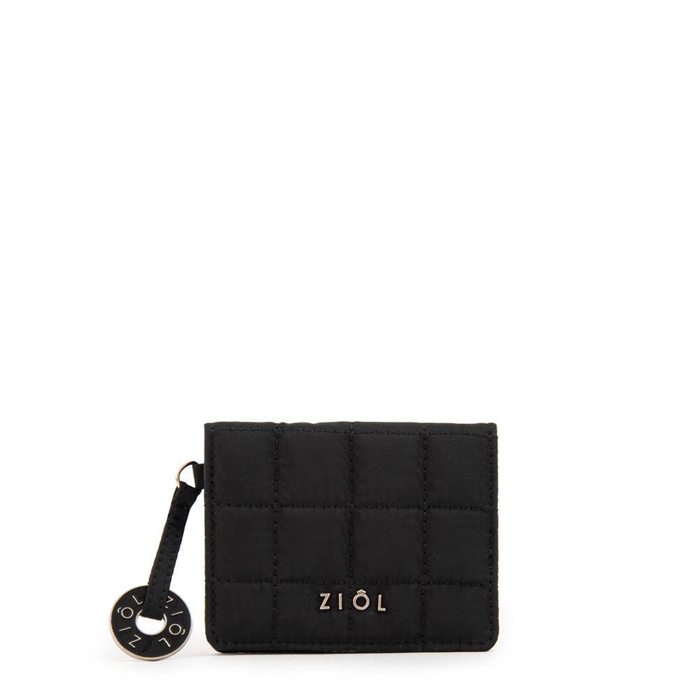 Tarjetero muga pequeña negro