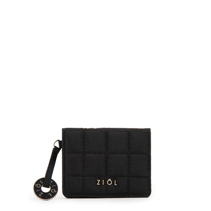 Tarjetero muga pequeña negro