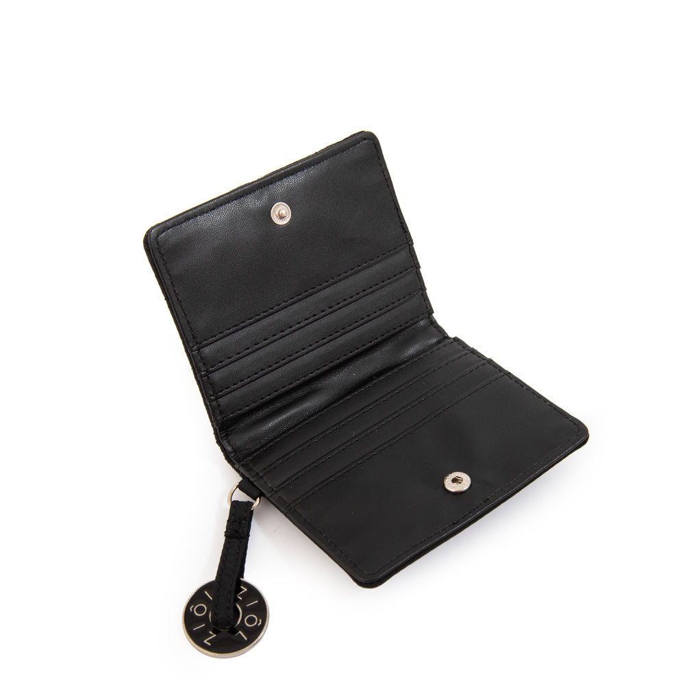 Tarjetero muga pequeña negro