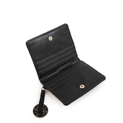 Tarjetero muga pequeña negro