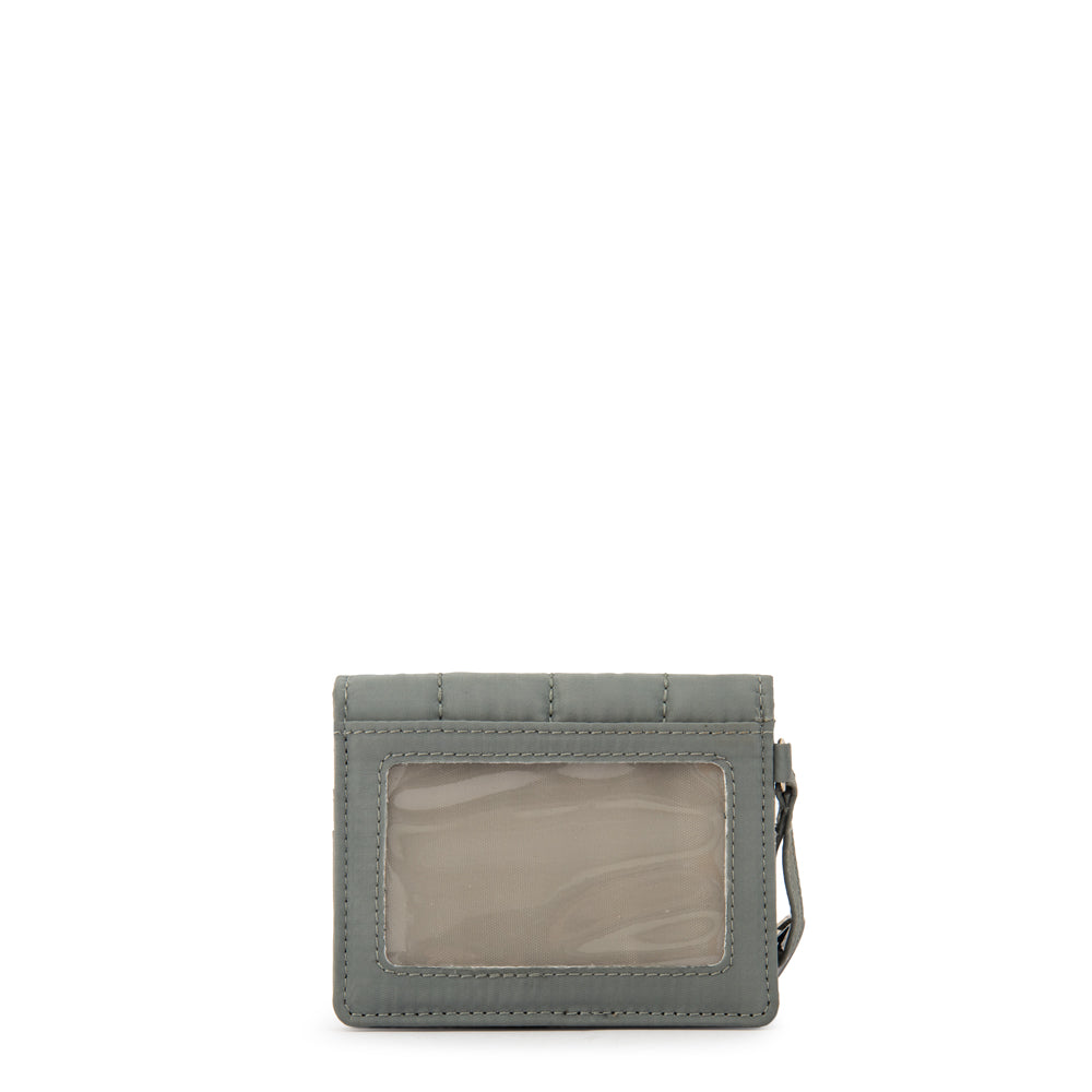 Tarjetero muga pequeña verde claro