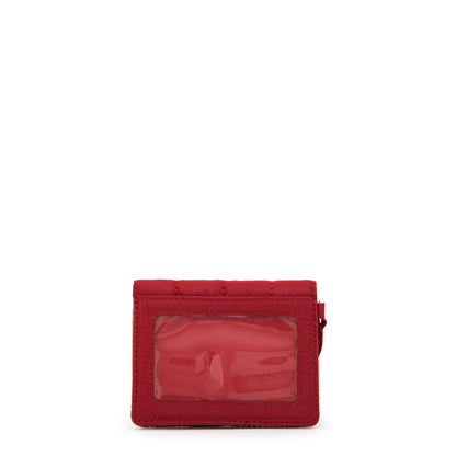 Tarjetero muga pequeña rojo