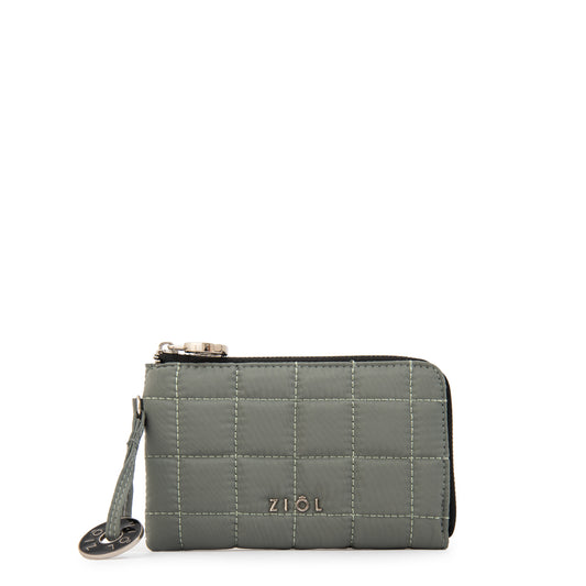 Billetera muga mediana verde claro