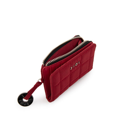 Billetera muga pequeña rojo