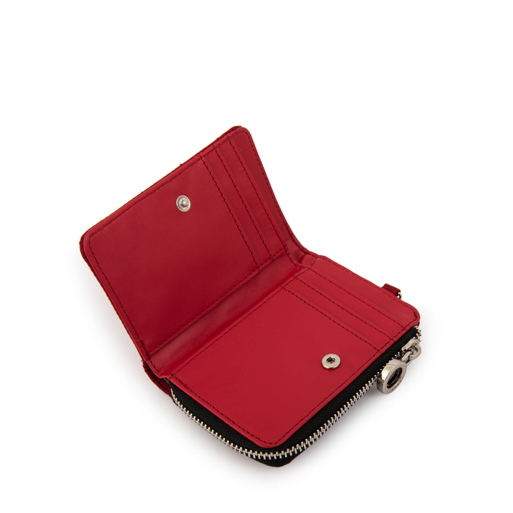 Billetera muga pequeña rojo