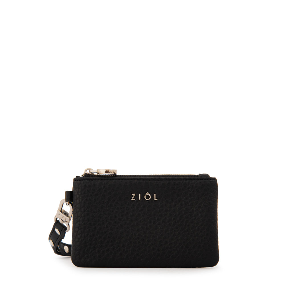 Monedero rectangular olga pequeña negro