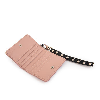 Tarjetero olga pequeña rosa viejo