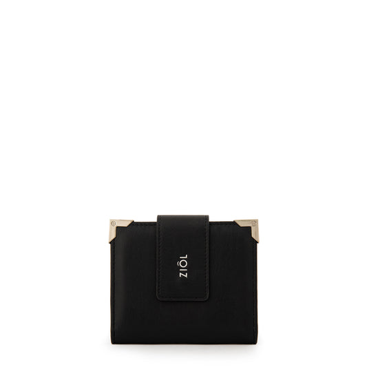 Billetera demin pequeña negro