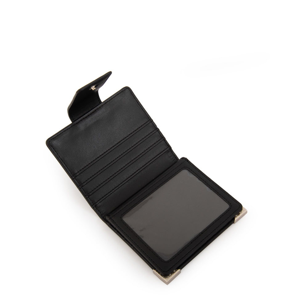 Billetera demin pequeña negro