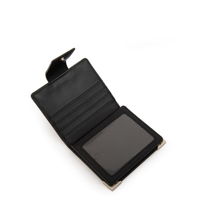 Billetera demin pequeña negro