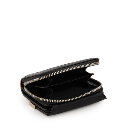 Billetera demin mediana negro