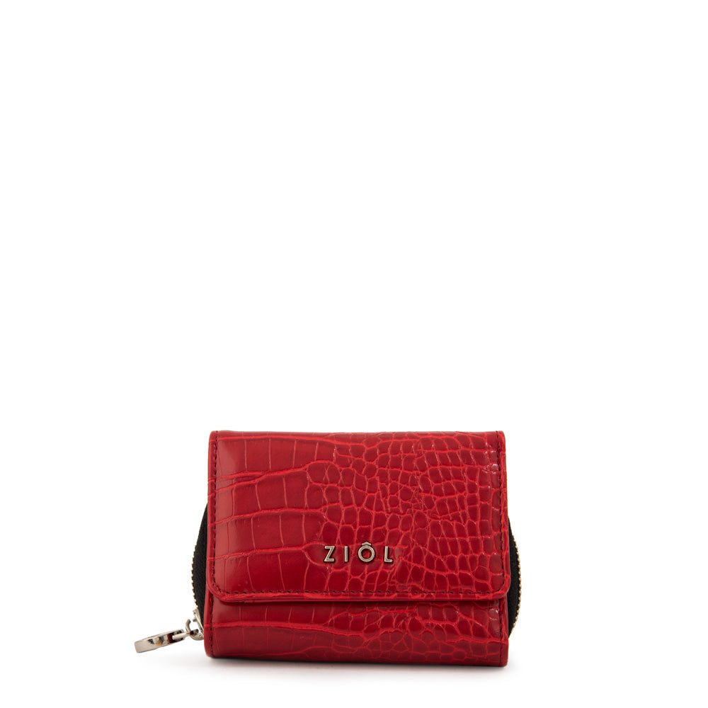 Billetera lorena pequeña rojo