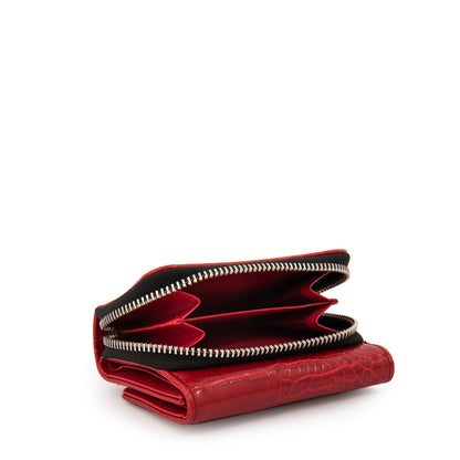 Billetera lorena pequeña rojo