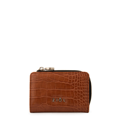 Billetera lorena pequeña camel