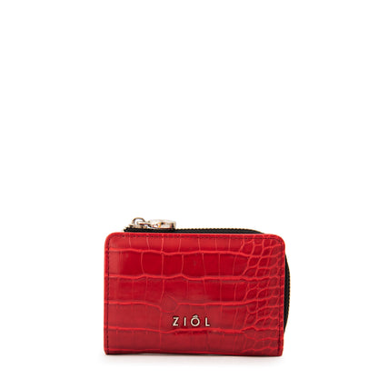 Billetera lorena pequeña rojo