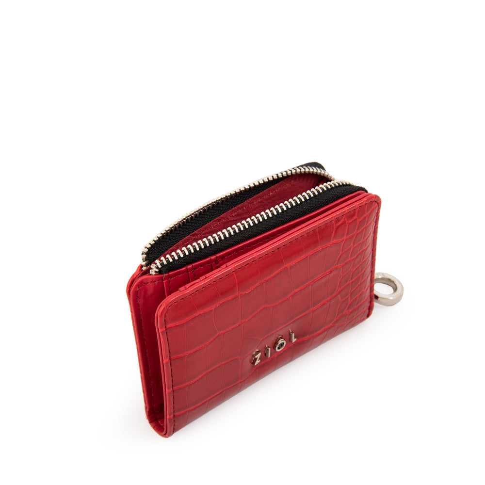 Billetera lorena pequeña rojo