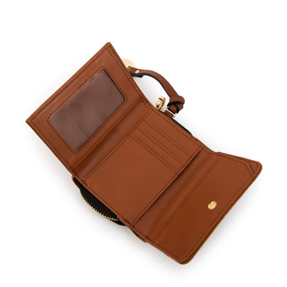 Billetera romi pequeña café