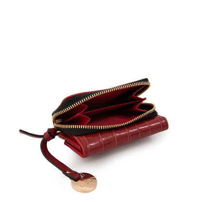 Billetera romi pequeña rojo