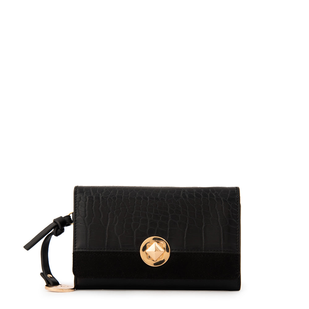 Billetera romi mediana negro