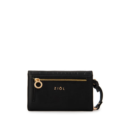 Billetera romi mediana negro