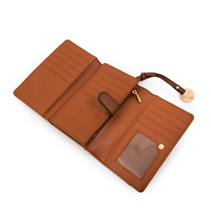 Billetera romi mediana café