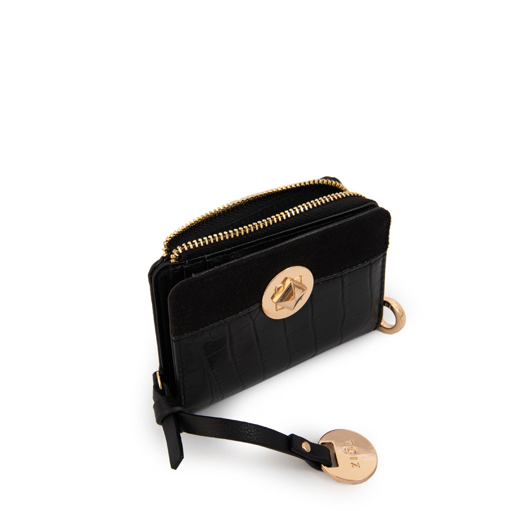 Billetera romi pequeña negro