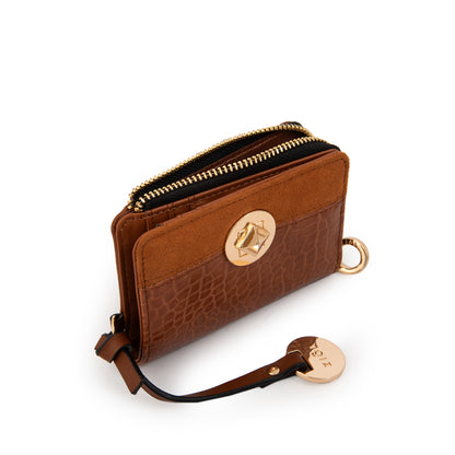 Billetera romi pequeña café