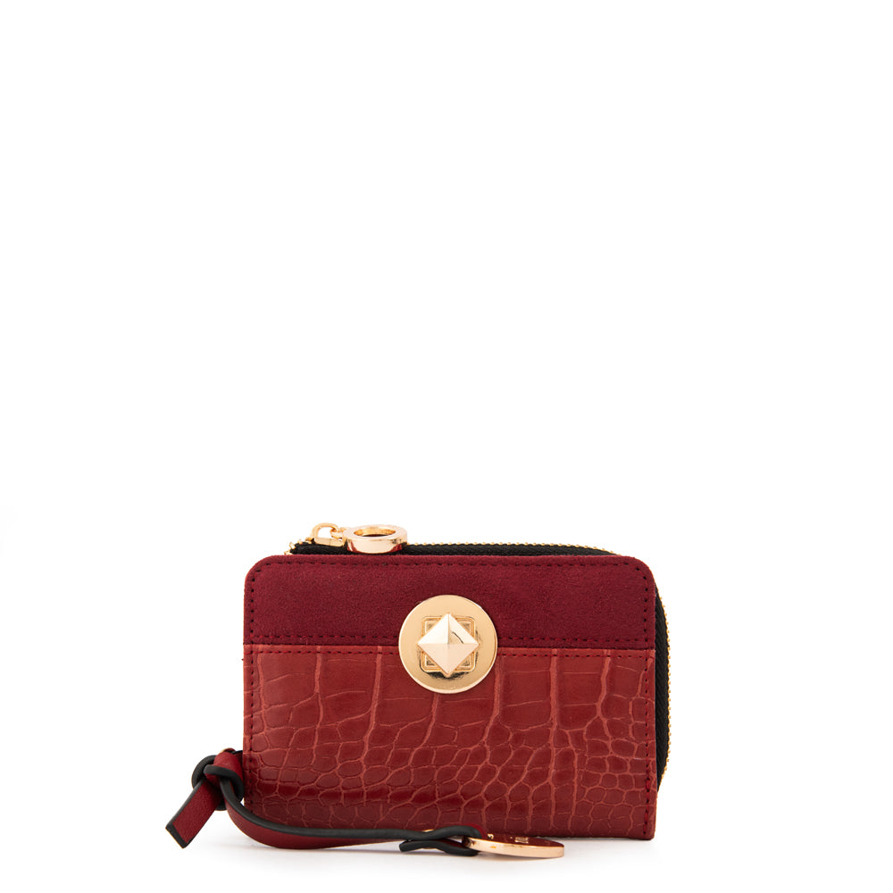 Billetera romi pequeña rojo