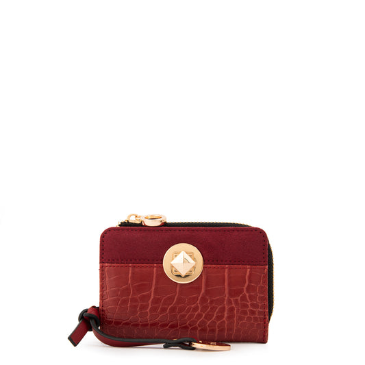 Billetera romi pequeña rojo