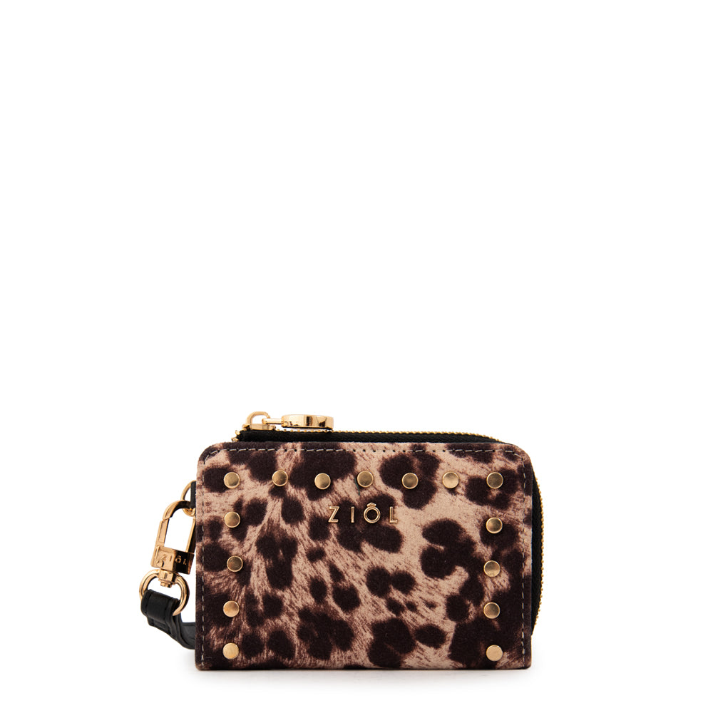 Billetera flopa pequeña camel