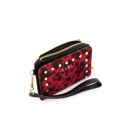 Billetera flopa pequeña rojo