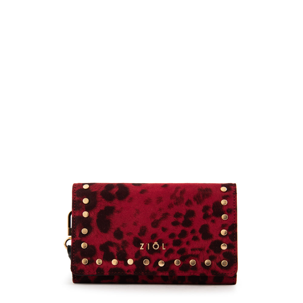 Billetera flopa grande rojo