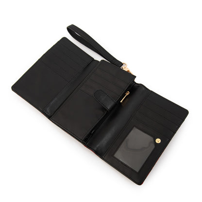 Billetera flopa grande rojo