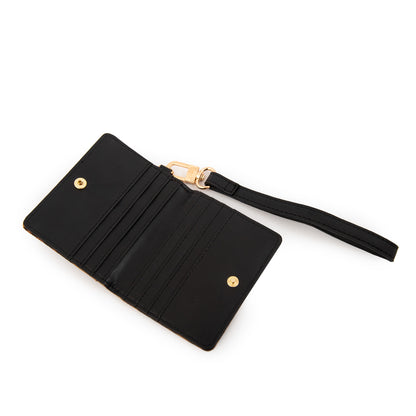 Tarjetero flopa pequeña camel