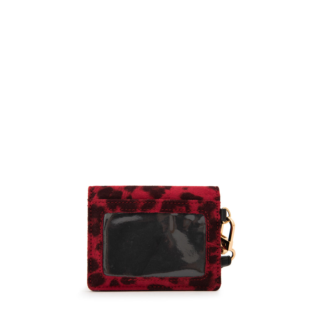 Tarjetero flopa pequeña rojo