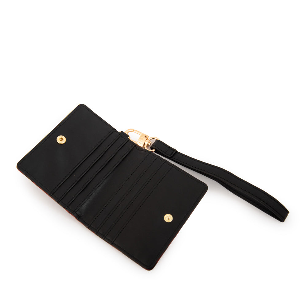 Tarjetero flopa pequeña rojo