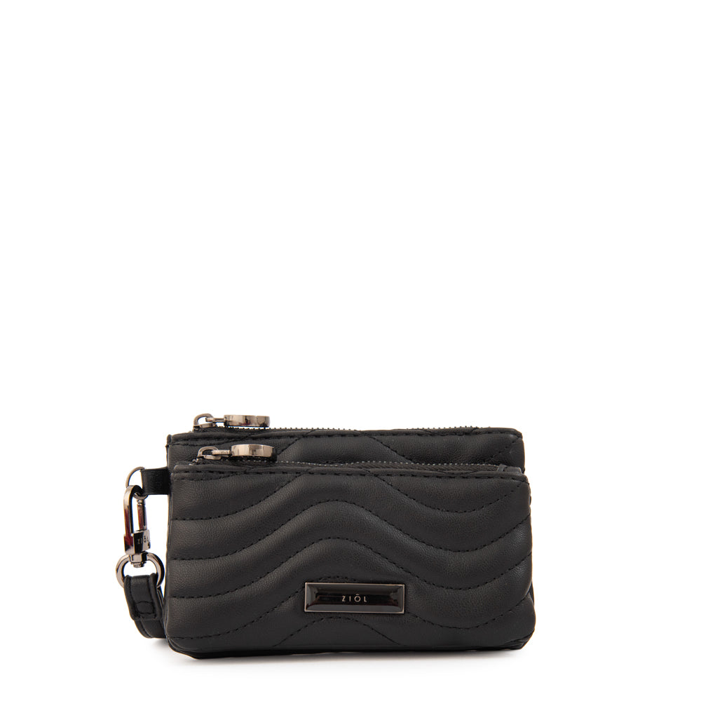 Monedero doble kilian grande negro