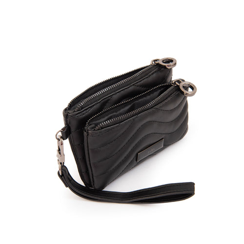 Monedero doble kilian grande negro