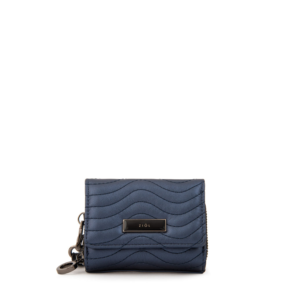 Billetera kilian grande azul oscuro