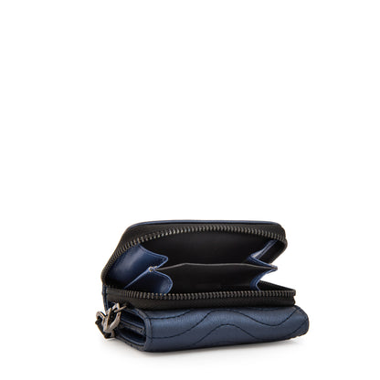 Billetera kilian grande azul oscuro