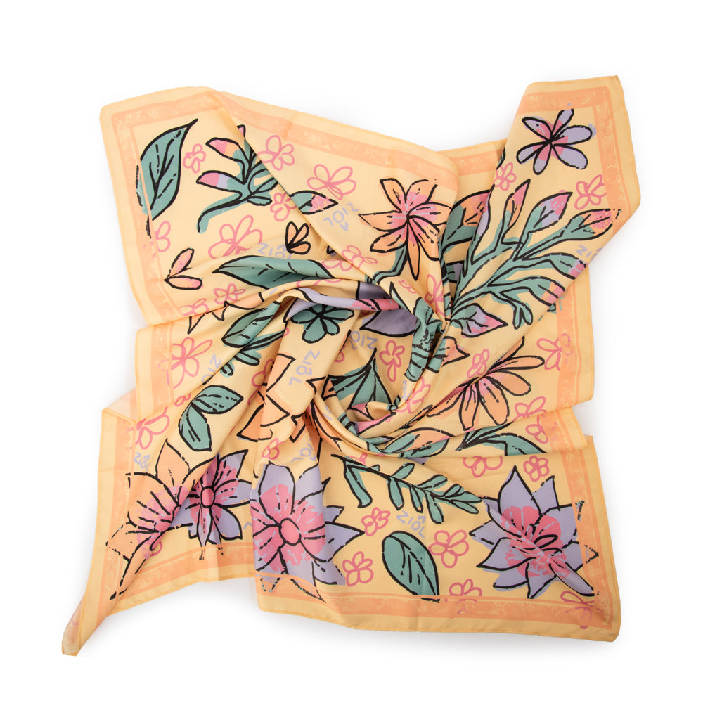 Pañuelo violet beige