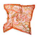 Pañuelo cuadrado clavel rosado