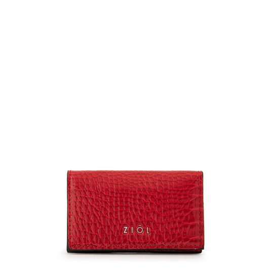 Tarjetero amusant pequeña rojo